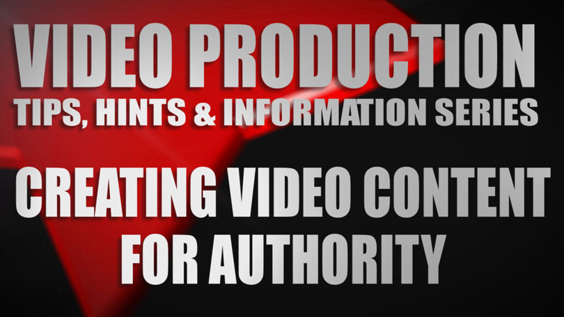 Video content for authority