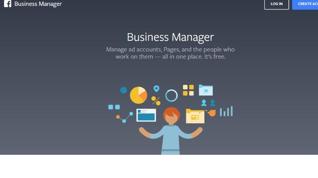 FaceBook Business Manager screen image