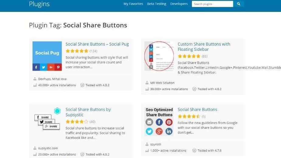 Share button plugin image