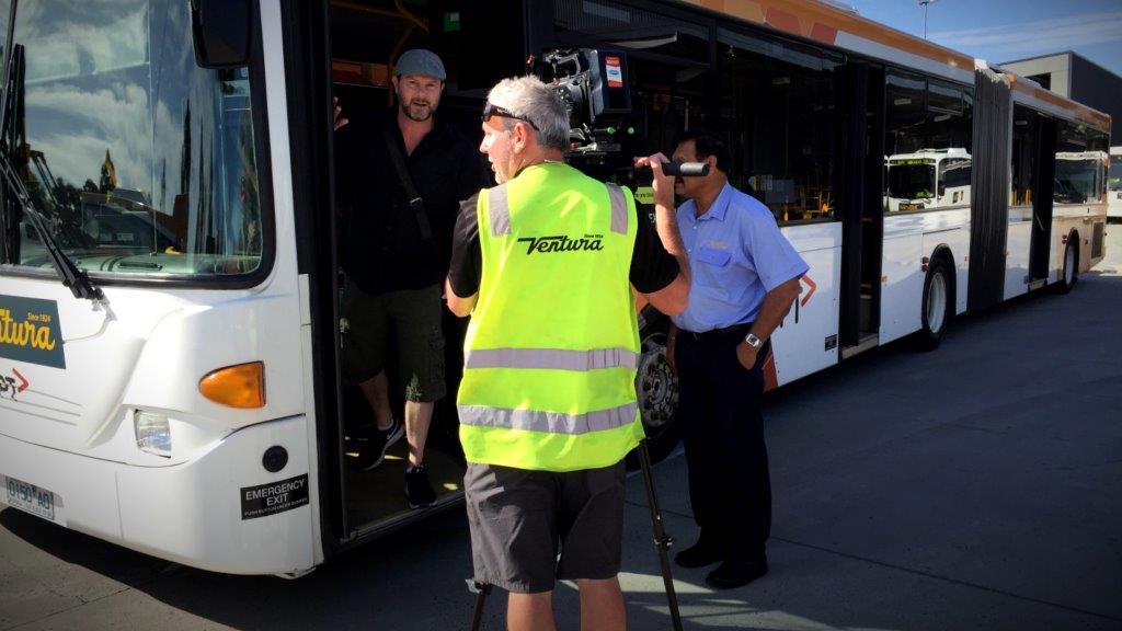 Capturing vision for bus company communication video using a sony fs7