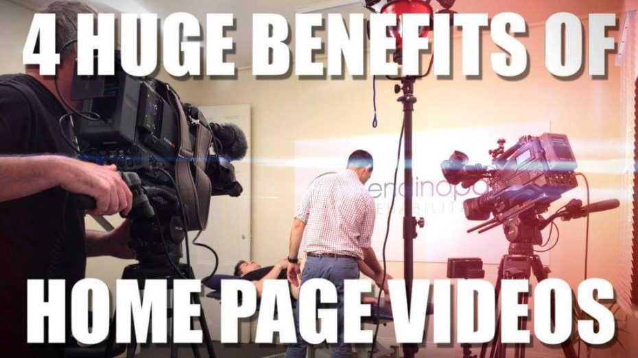 MASSIVE BENEFITS OF HOME PAGE VIDEOS