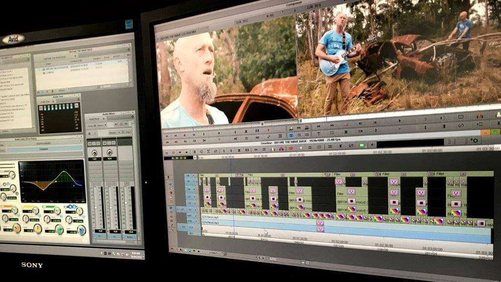 Screen shot of Media composer project in Melbourne