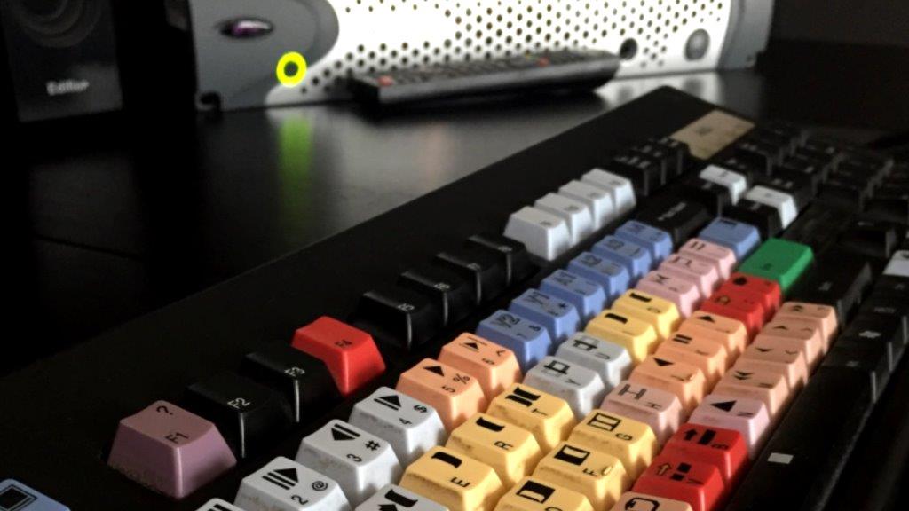 Avid Media Composer keyboard and Nitris DX box