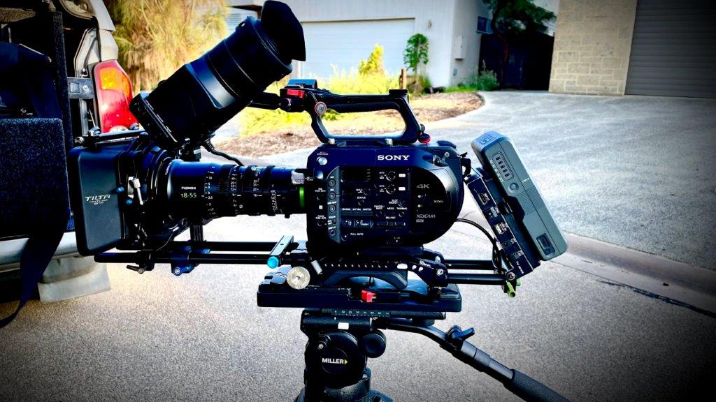 Professional high end corporate video camera